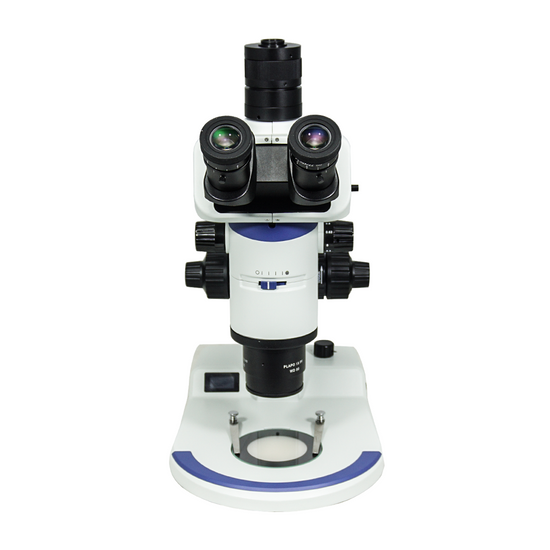 6.3-80X LED Transmitted Light Post Stand Trinocular Parallel Zoom Stereo Microscope PZ05020132
