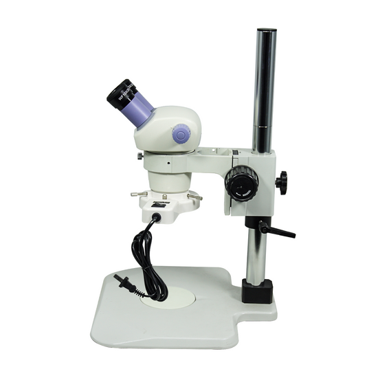 7-30X Post Stand Fluorescence Light Binocular Zoom Stereo Microscope SZ02080222