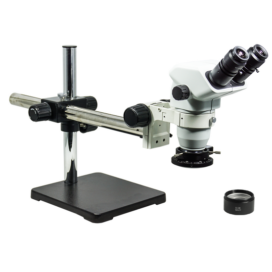 3.35-45X Polarizing LED Light Boom Stand Binocular Zoom Stereo Microscope SZ02060427