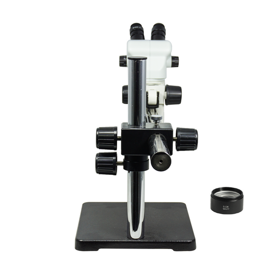 3.35-45X Polarizing LED Light Boom Stand Binocular Zoom Stereo Microscope SZ02060427