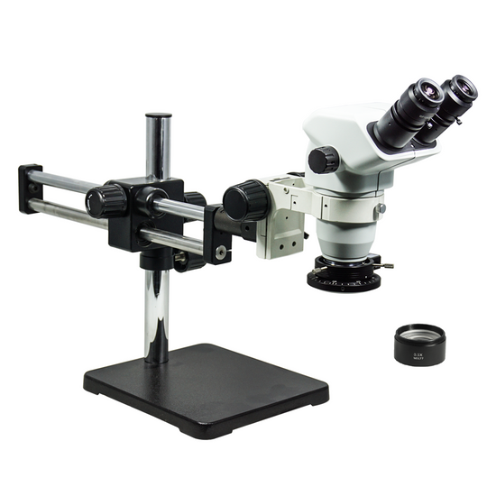 3.35-45X Polarizing LED Light Dual Arm Stand Binocular Zoom Stereo Microscope SZ02060527