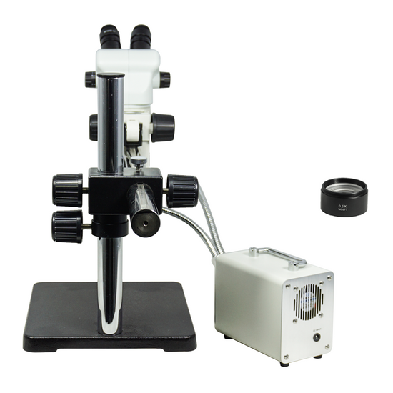 3.35-45X LED Light Dual Arm Stand Binocular Zoom Stereo Microscope SZ02060528