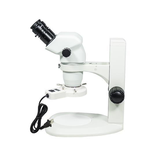 6.7-45X Track Stand Fluorescence Light Binocular Zoom Stereo Microscope SZ02060025