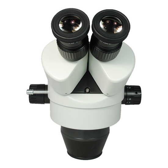 7-45X Zoom Stereo Microscope Head, Trinocular, Field of View 20mm Working Distance 100mm SZ05031132