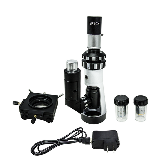 100X/400X LED Reflection Light XY Stage Travel Distance 5.5x15mm 100X/400X Portable Microscope PM02010032