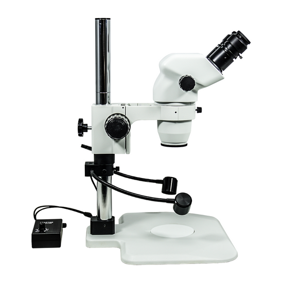 6.7-45X LED Light Post Stand Binocular Zoom Stereo Microscope SZ02060229