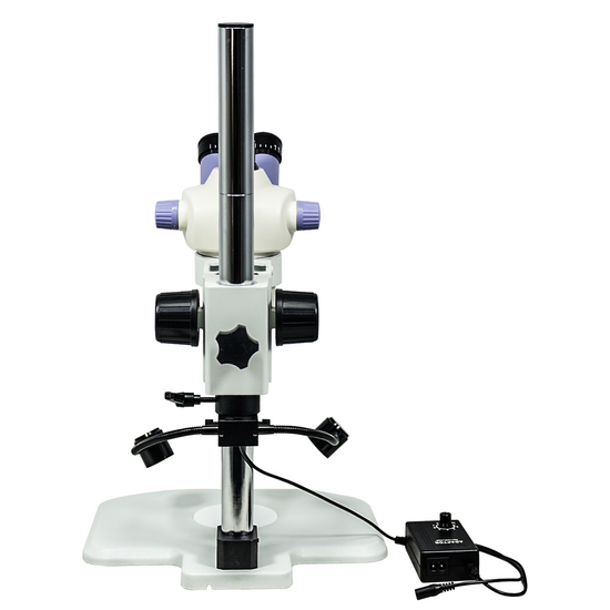 7-30X LED Light Post Stand Trinocular Zoom Stereo Microscope SZ02080232
