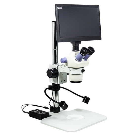 2.0 Megapixels 7-30X CMOS LED Light Post Stand Trinocular Zoom Stereo Microscope SZ02080233