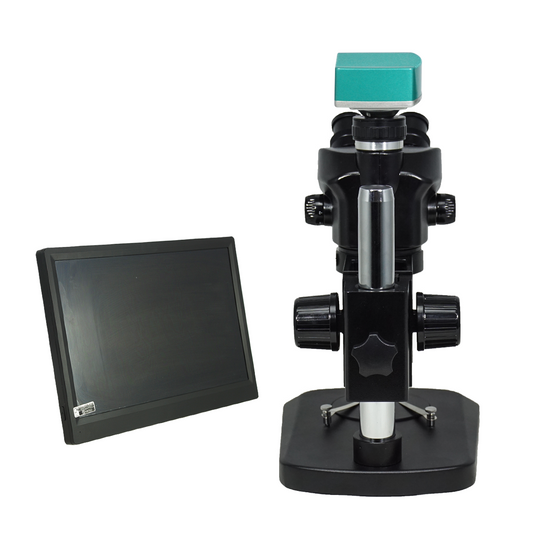 2.0 Megapixels 7-50X CMOS LED Light ESD Safe Post Stand Trinocular Zoom Stereo Microscope SZ02090135