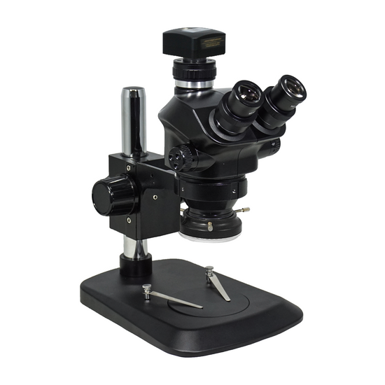 3.0 Megapixels 7-50X CMOS LED Light ESD Safe Post Stand Trinocular Zoom Stereo Microscope SZ02090136