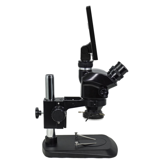 2.0 Megapixels 7-50X CMOS LED Light ESD Safe Post Stand Trinocular Zoom Stereo Microscope SZ02090137