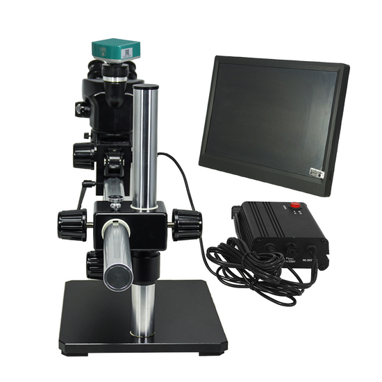 2.0 Megapixels 7-50X CMOS LED Light ESD Safe Boom Stand Trinocular Zoom Stereo Microscope SZ02090455