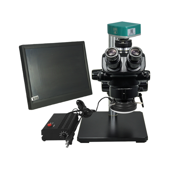 2.0 Megapixels 7-50X CMOS LED Light ESD Safe Boom Stand ESD Trinocular Zoom Stereo Microscope SZ02090455