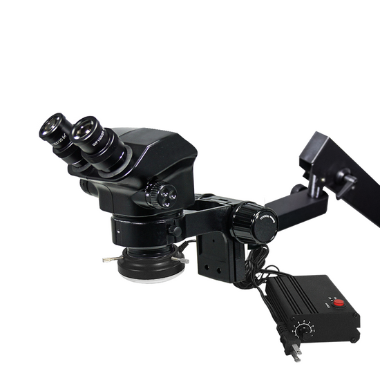 7-50X LED Light Flexible Arm ESD Safe Binocular Zoom Stereo Microscope SZ02090643