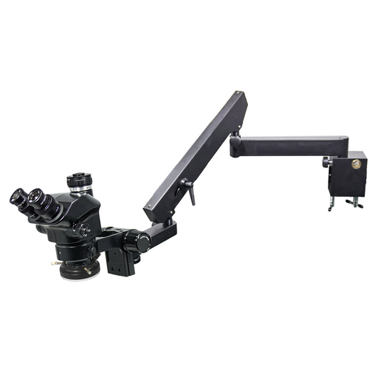 7-50X LED Light Flexible Arm ESD Safe ESD Trinocular Zoom Stereo Microscope SZ02090654