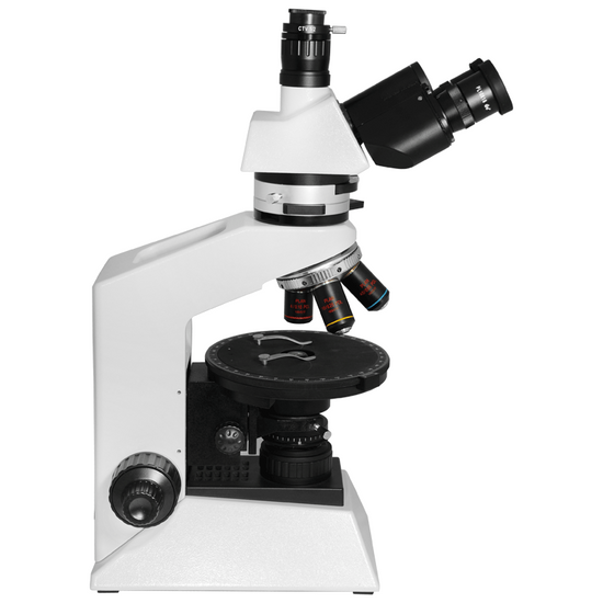 40-400X LED Coaxial Transmitted Light Trinocular Polarizing Microscope PL05070313