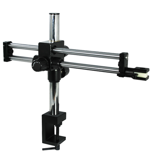 Microscope Boom Clamp Stand, Double Arm, Heavy Duty