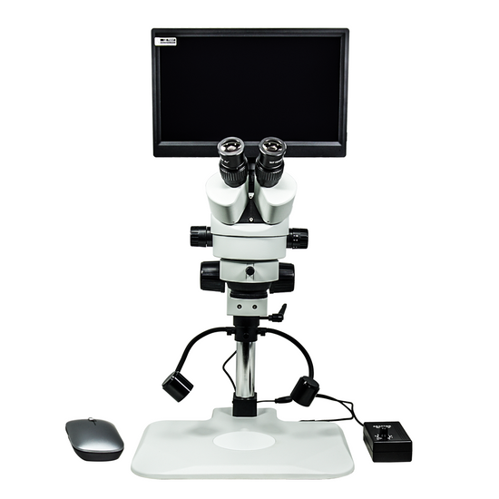 2.0 Megapixels 7-45X CMOS LED Light Post Stand Trinocular Zoom Stereo Microscope SZ02010252