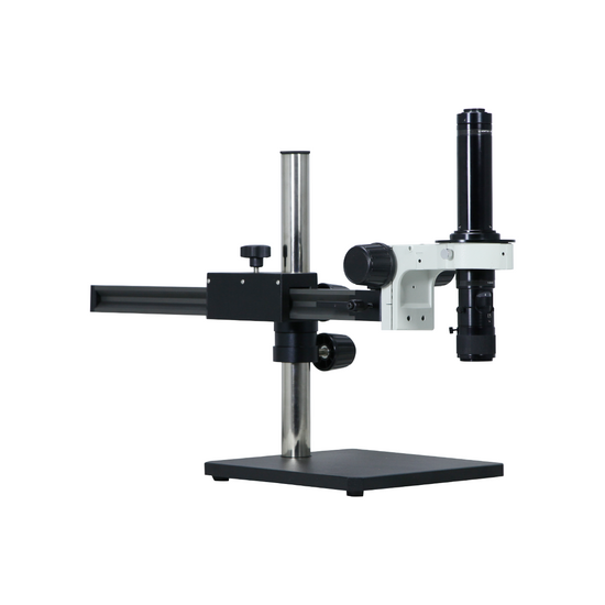 0.58-7X Ball Bearing Boom Stand Video Zoom Microscope MZ02130301 0.58-7X Ball Bearing Boom Stand Video Zoom Microscope MZ02130301