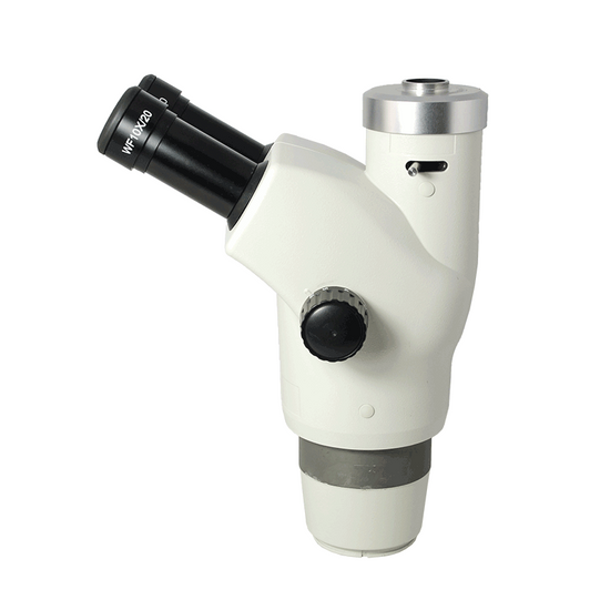 6-50X Zoom Stereo Microscope Head, Trinocular, Field of View 23mm Working Distance 115mm SZ04031131