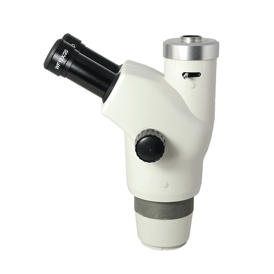 6-50X Zoom Stereo Microscope Head, Trinocular, Field of View 23mm Working Distance 115mm SZ04031132