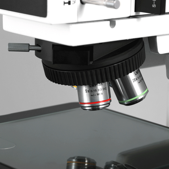 Infinity-Corrected Long Working Distance LM Plan Achromatic Dark Field Metallurgical Microscope Objective Lens Set 5X 10X 20X 50X