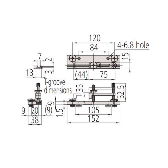 Holder with Clamp Mitutoyo-176-107 Holder with Clamp Mitutoyo-176-107