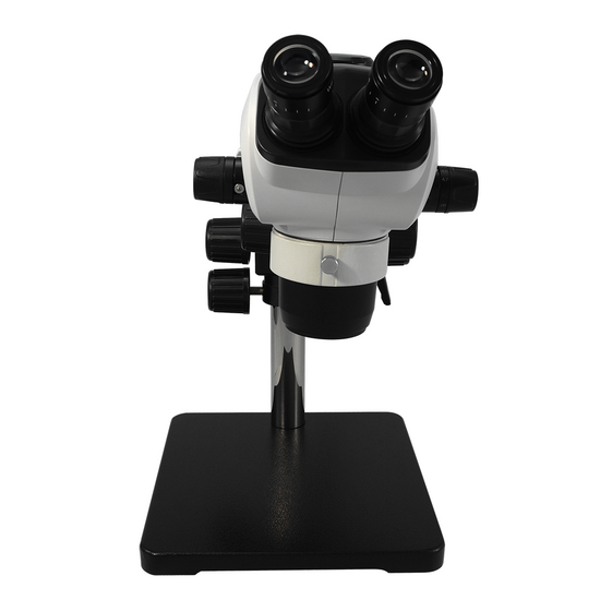 6.6X-51X WF Binocular Zoom Stereo Microscope + Boom Cross Arm Stand 76mm E-Arm