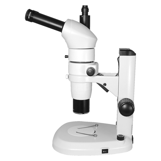 8-50X Track Stand LED Dual Illuminated Light  Trinocular Parallel Zoom Stereo Microscope PZ04010333