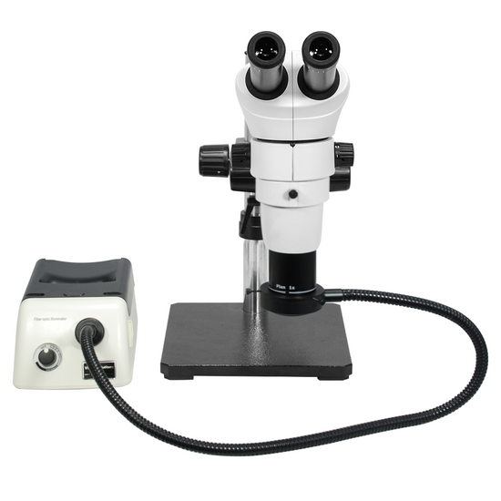 8-50X Halogen Light Boom Stand Binocular Parallel Zoom Stereo Microscope PZ02040124
