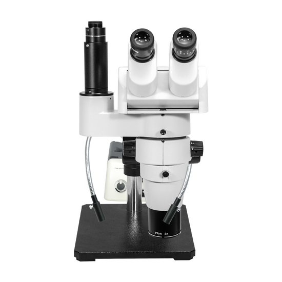 8-80X Halogen Light Dual Arm Stand Trinocular Parallel Zoom Stereo Microscope PZ02050136