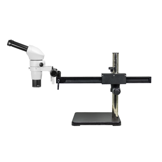 8-65X Ball Bearing Boom Stand Binocular Parallel Zoom Stereo Microscope PZ02080222
