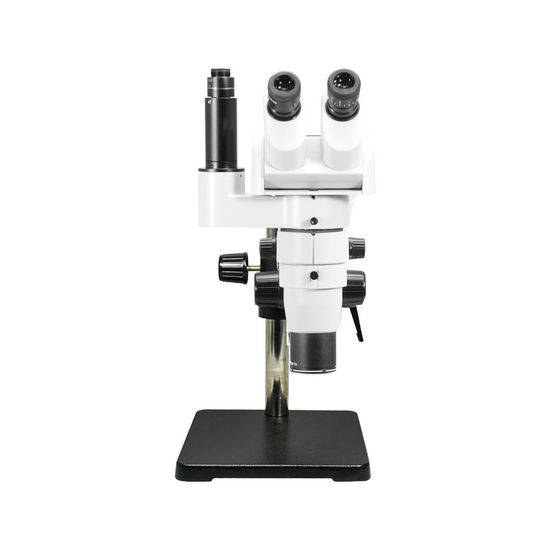 8-65X Ball Bearing Boom Stand Trinocular Parallel Zoom Stereo Microscope PZ02080252