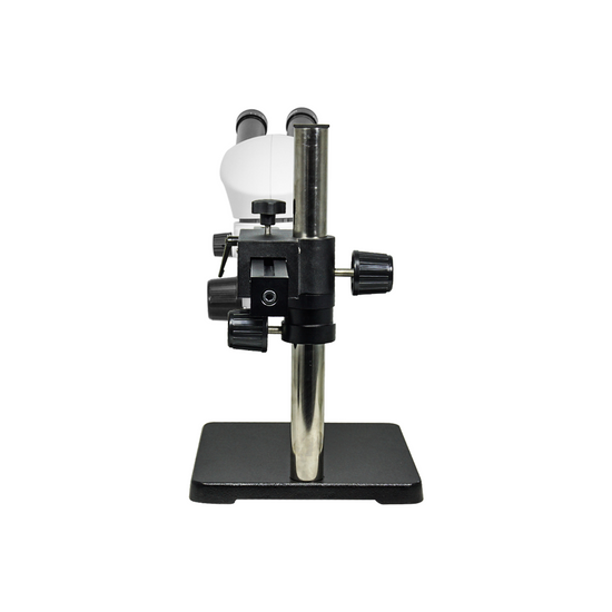 8-65X Ball Bearing Boom Stand Fluorescence Light Binocular Parallel Zoom Stereo Microscope PZ02080225