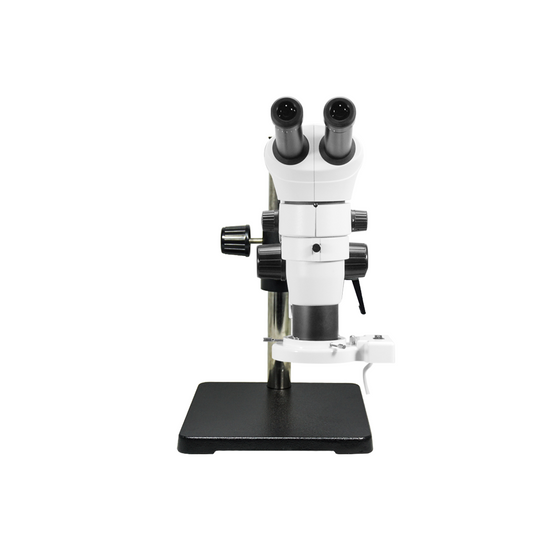 8-80X Ball Bearing Boom Stand Fluorescence Light Binocular Parallel Zoom Stereo Microscope PZ02080226