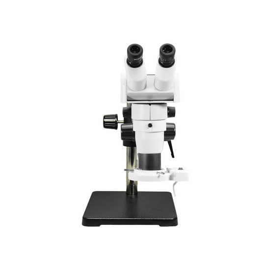 8-65X Ball Bearing Boom Stand Fluorescence Light Binocular Parallel Zoom Stereo Microscope PZ02080245