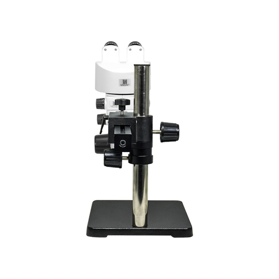 8-65X Ball Bearing Boom Stand Fluorescence Light Binocular Parallel Zoom Stereo Microscope PZ02080245