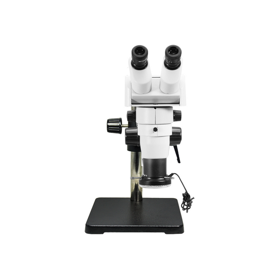 8-80X LED Light Ball Bearing Boom Stand Binocular Parallel Zoom Stereo Microscope PZ02080249