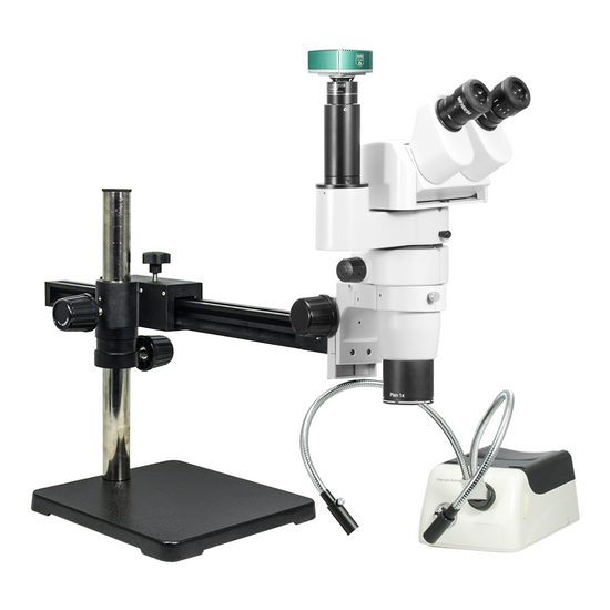 2.0 Megapixels 8-80X CMOS Ball Bearing Boom Stand Halogen Light Trinocular Parallel Zoom Stereo Microscope PZ02080276