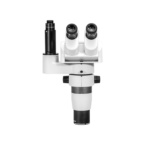 8-80X Parallel Zoom Stereo Microscope Head, Trinocular, Adjustable Eyetube Angle 0-35 Degrees with Focusable Eyepieces PZ04011332