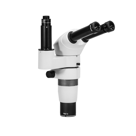 8-50X Parallel Zoom Stereo Microscope Head, Trinocular, Eyetube Angle 20 Degrees with Focusable Eyepieces PZ04011131