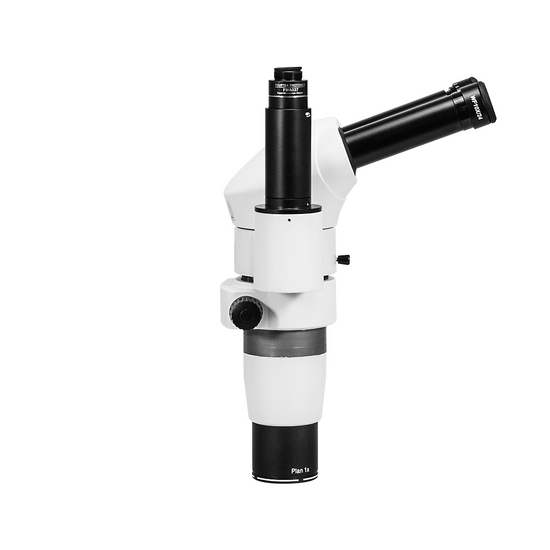 8-50X Parallel Zoom Stereo Microscope Head, Trinocular, Eyetube Angle 20 Degrees with Focusable Eyepieces PZ04011131