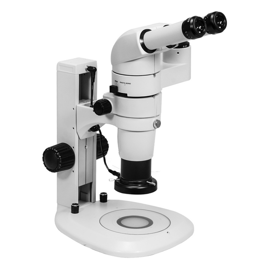 8-65X LED Transmitted Light Track Stand Trinocular Parallel Zoom Stereo Microscope PZ17110131