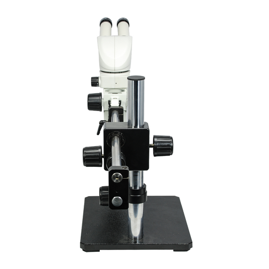 4-32.5X Polarizing LED Light Dual Arm Stand Binocular Parallel Zoom Stereo Microscope PZ02150123