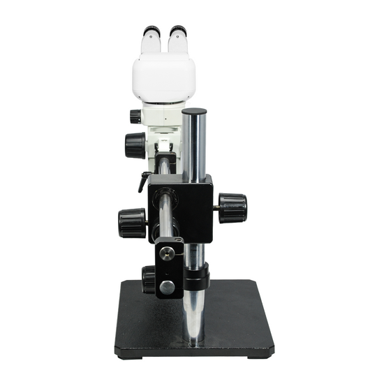 4-32.5X Polarizing LED Light Dual Arm Stand Binocular Parallel Zoom Stereo Microscope PZ02150124