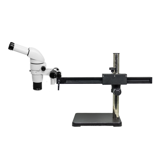 8-65X Ball Bearing Boom Stand Binocular Parallel Zoom Stereo Microscope PZ02140121