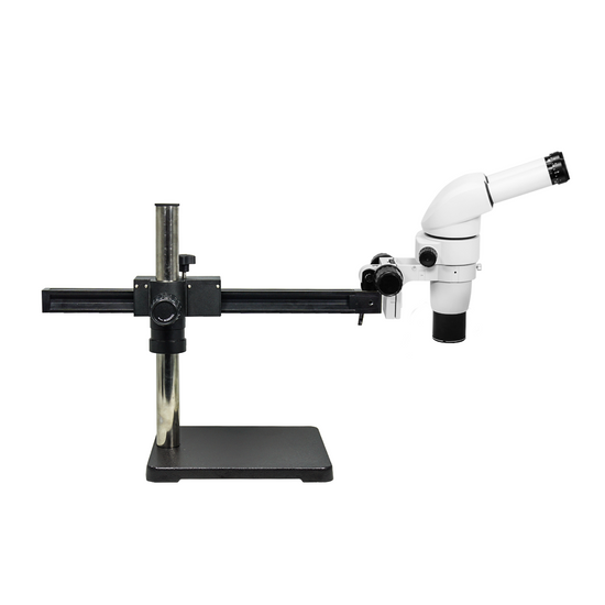 8-65X Ball Bearing Boom Stand Binocular Parallel Zoom Stereo Microscope PZ02140121