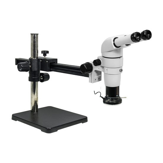 4-32.5X Ball Bearing Boom Stand Polarizing LED Light Binocular Parallel Zoom Stereo Microscope PZ02140123