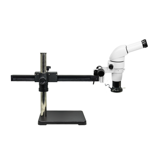 4-32.5X Ball Bearing Boom Stand Polarizing LED Light Binocular Parallel Zoom Stereo Microscope PZ02140123