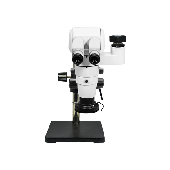 5.0 Megapixels 8-65X CMOS Ball Bearing Boom Stand Polarizing LED Light Trinocular Parallel Zoom Stereo Microscope PZ02140135
